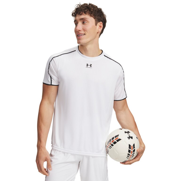 Męska koszulka piłkarska Under Armour UA Challenger Train - biała