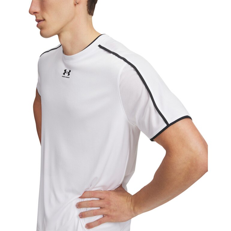 Męska koszulka piłkarska Under Armour UA Challenger Train - biała