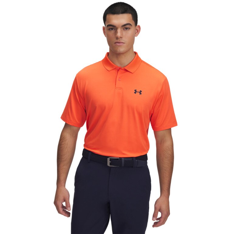 Męska koszulka polo Under Armour UA Matchplay Polo - pomarańczowa 