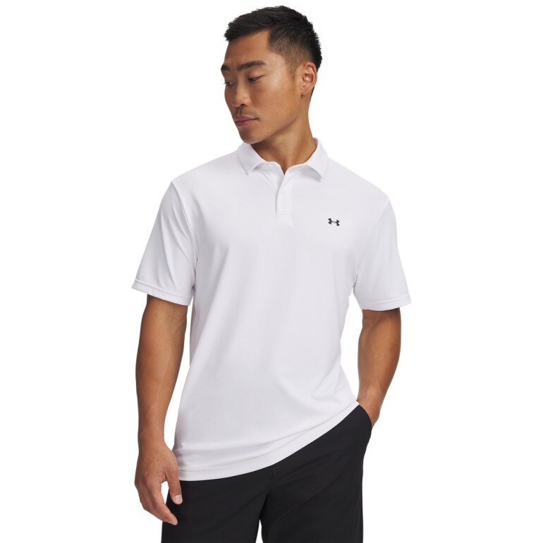 Męska koszulka polo Under Armour UA T2G Pique Polo - biała
