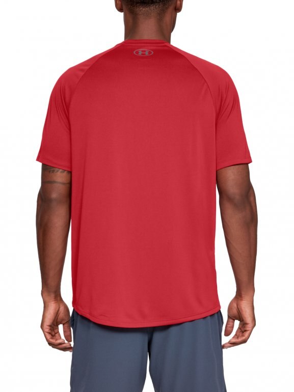 Męska koszulka treningowa UNDER ARMOUR Tech 2.0 SS Tee - czerwona