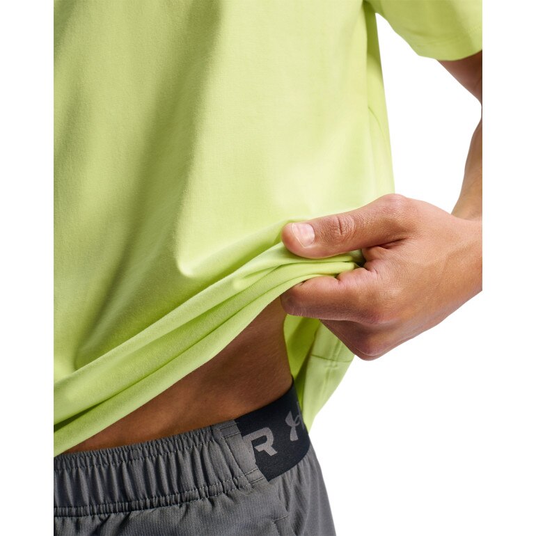 Męska koszulka treningowa Under Armour The Bouncy Tee - limonkowa