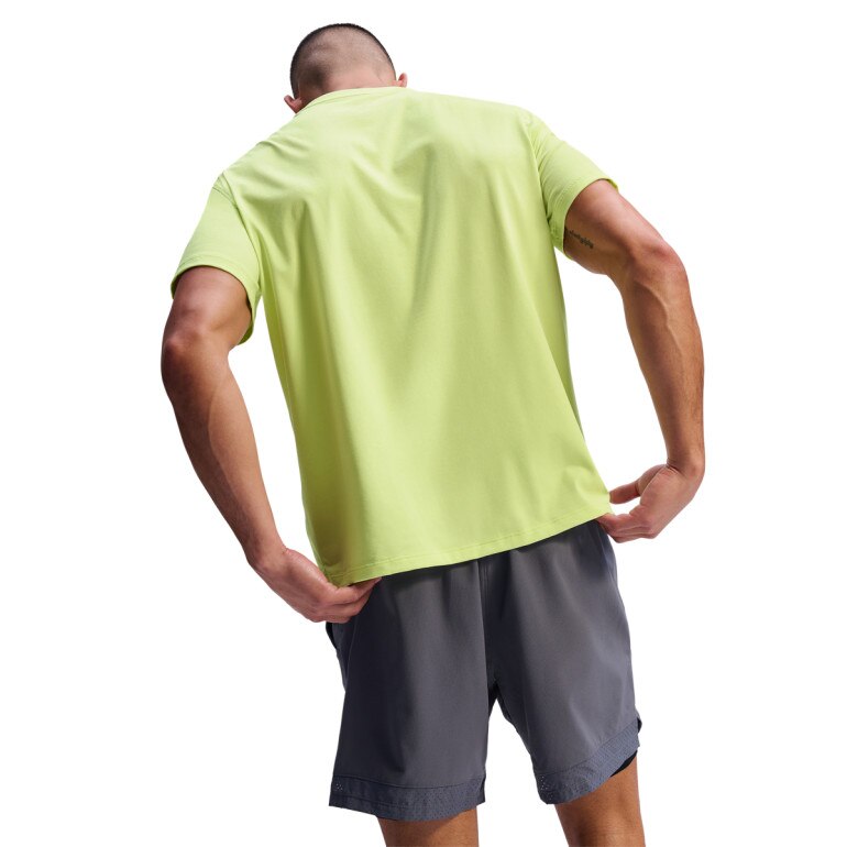 Męska koszulka treningowa Under Armour The Bouncy Tee - limonkowa