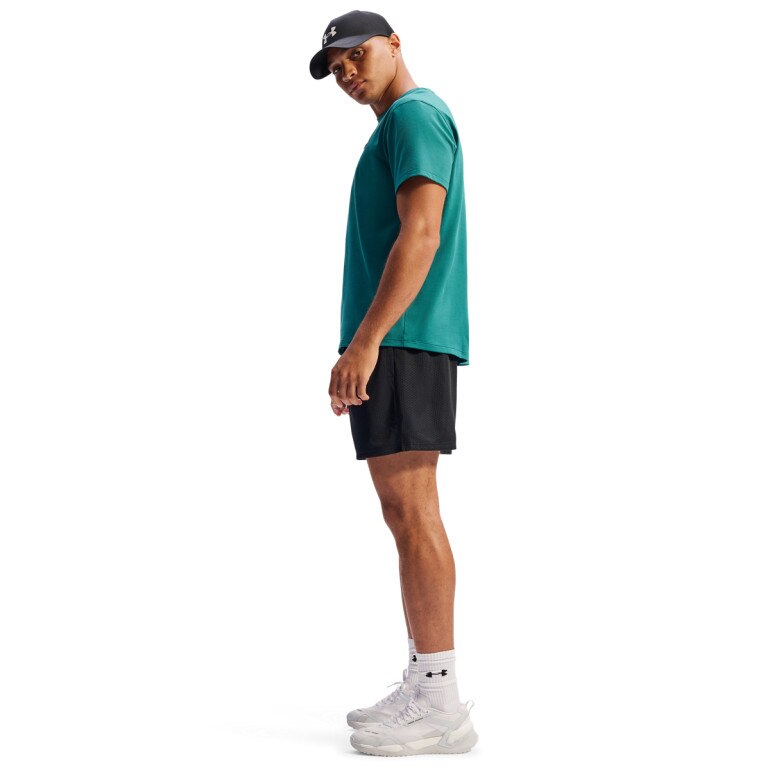 Męska koszulka treningowa Under Armour The Bouncy Tee - turkusowa