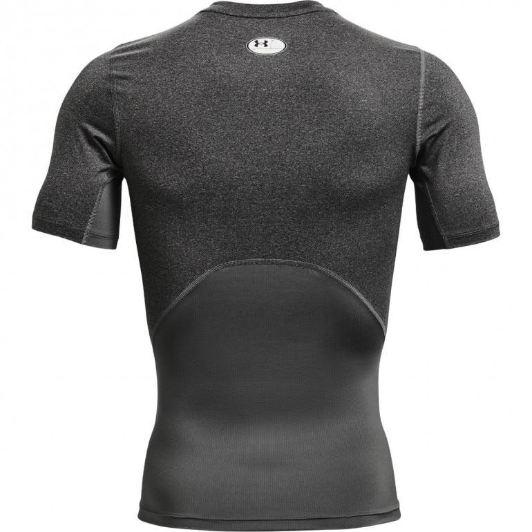 Męska koszulka treningowa UNDER ARMOUR UA HG Armour Comp SS - szara