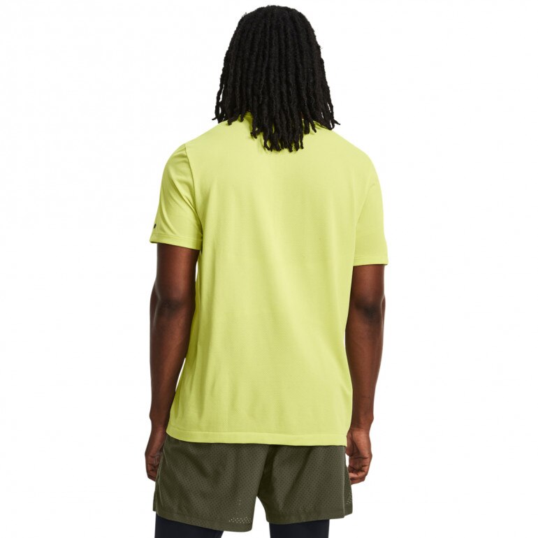 Męska koszulka treningowa Under Armour UA Vanish Elite Seamless SS - limonka