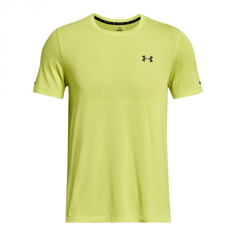 Męska koszulka treningowa Under Armour UA Vanish Elite Seamless SS - limonka