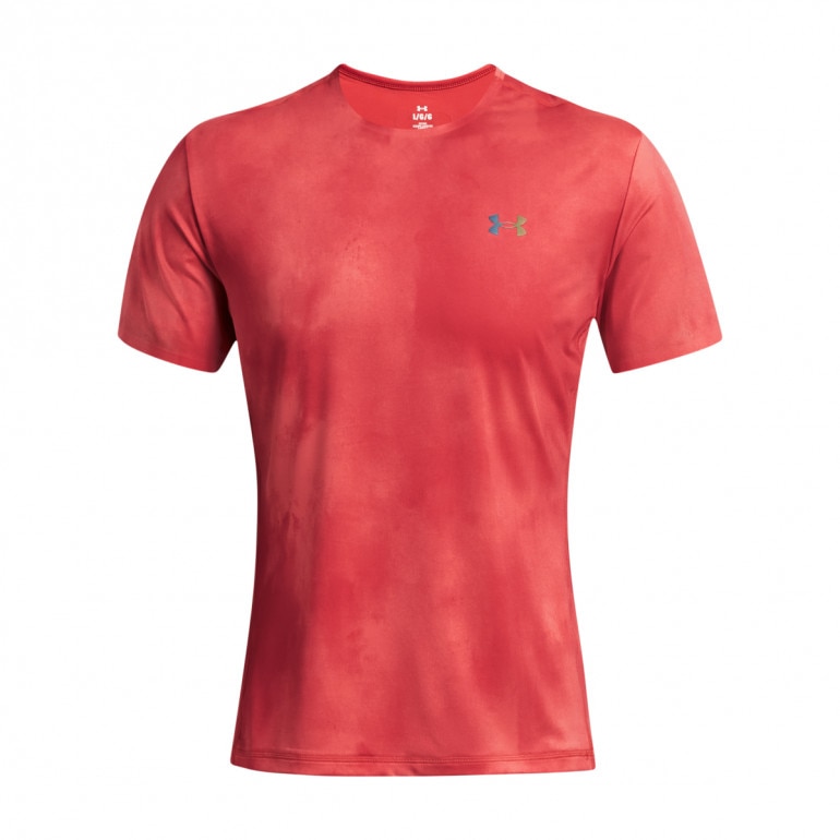 Męska koszulka treningowa Under Armour Vanish Elite Vent Prtd SS - czerwona