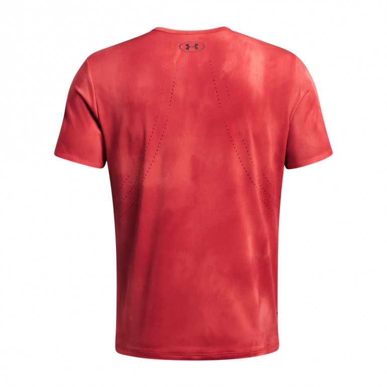 Męska koszulka treningowa Under Armour Vanish Elite Vent Prtd SS - czerwona