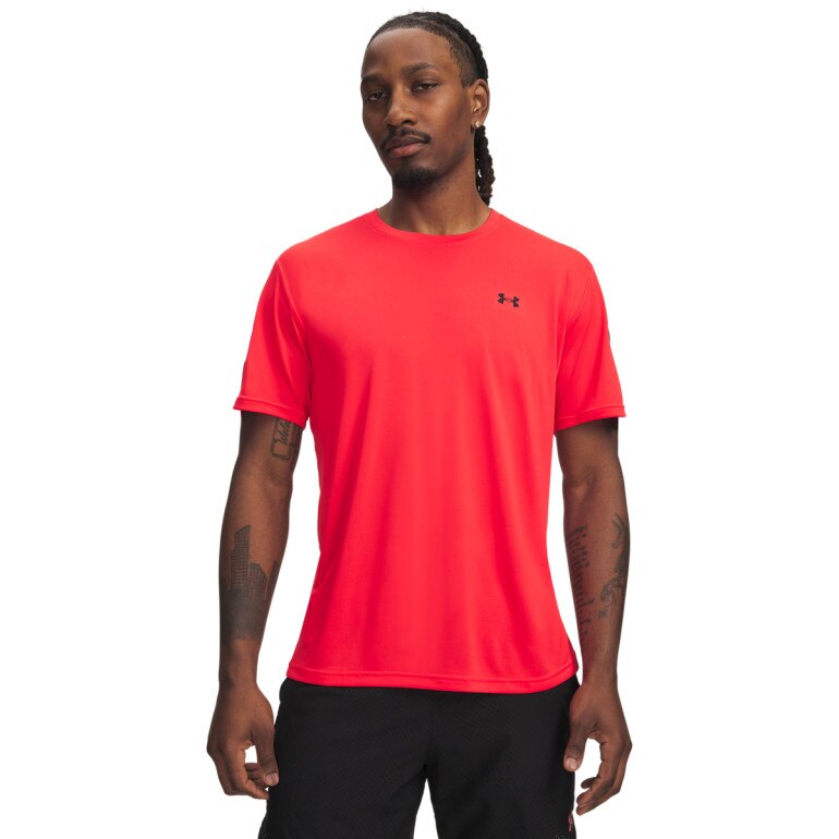 Męska koszulka treningowa Under Armour UA Tech Taping SS - czerwona