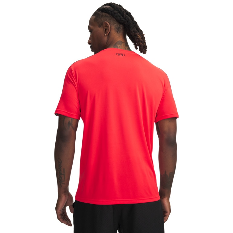 Męska koszulka treningowa Under Armour UA Tech Taping SS - czerwona