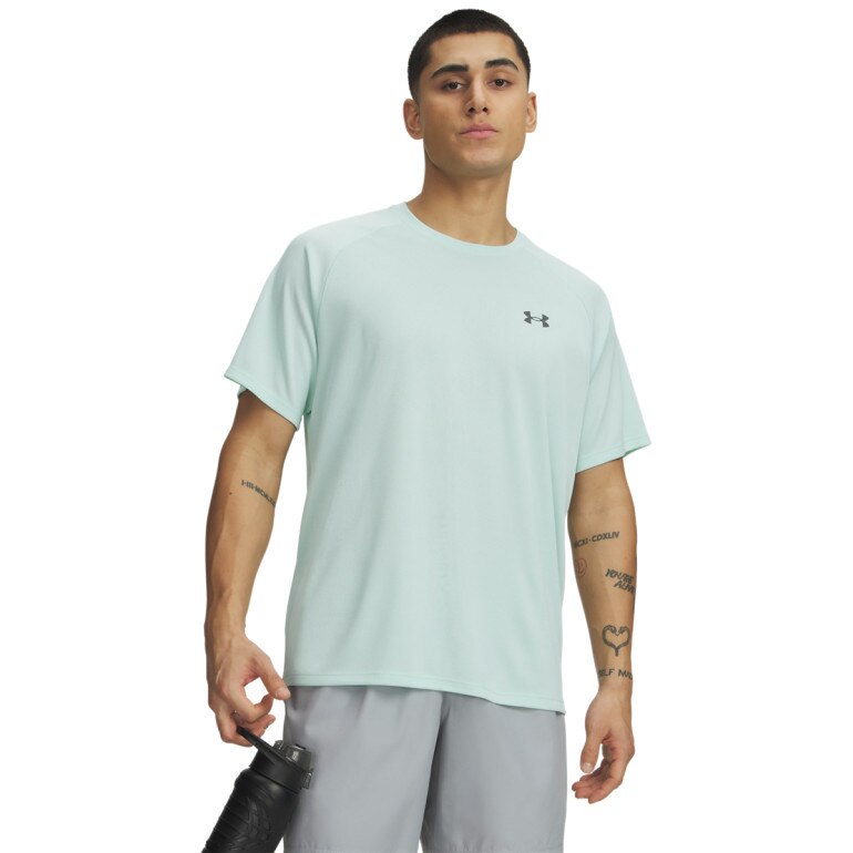Męska koszulka treningowa Under Armour UA Tech Textured SS - miętowa