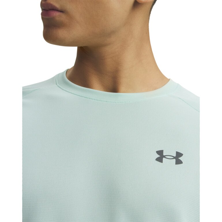 Męska koszulka treningowa Under Armour UA Tech Textured SS - miętowa