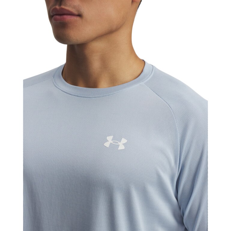 Męska koszulka treningowa Under Armour UA Tech Textured SS - niebieska