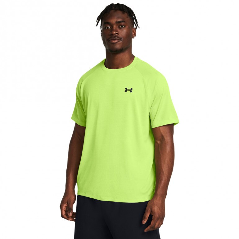Męska koszulka treningowa Under Armour UA Tech Textured SS - zielona