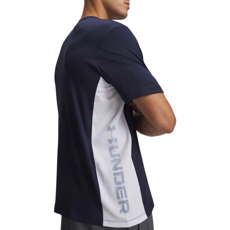 Męska koszulka treningowa Under Armour UA Tech Utility SS - granatowa