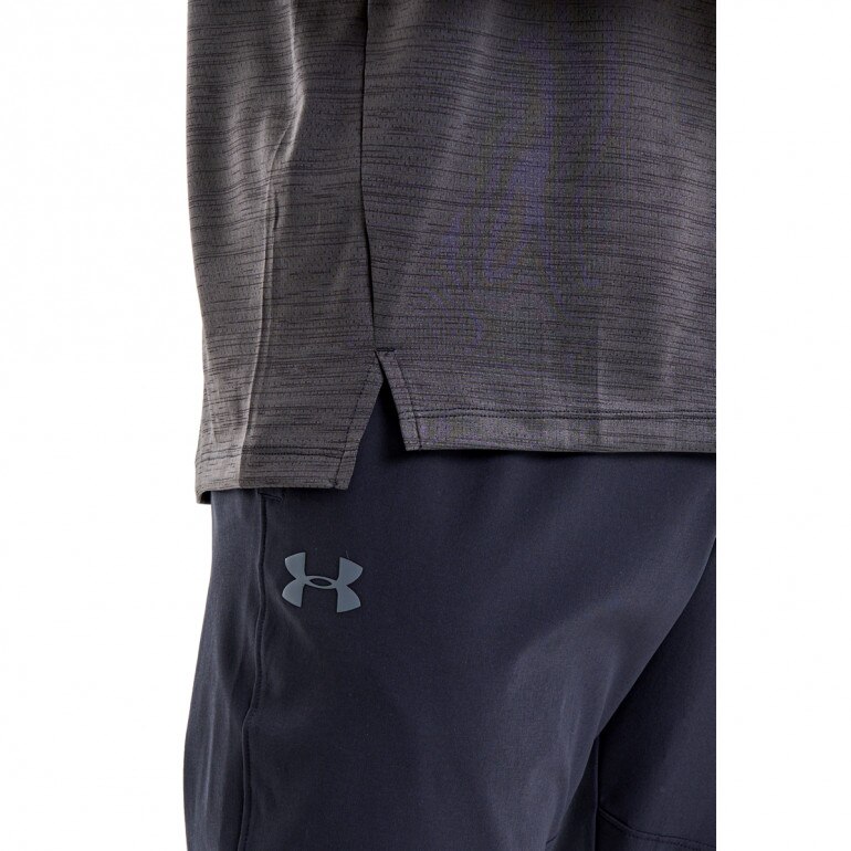 Męska koszulka treningowa Under Armour UA Tech Vent SS - grafitowa