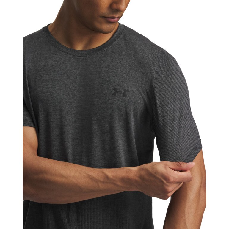 Męska koszulka treningowa Under Armour UA Vanish Elite Seamless SS - czarna