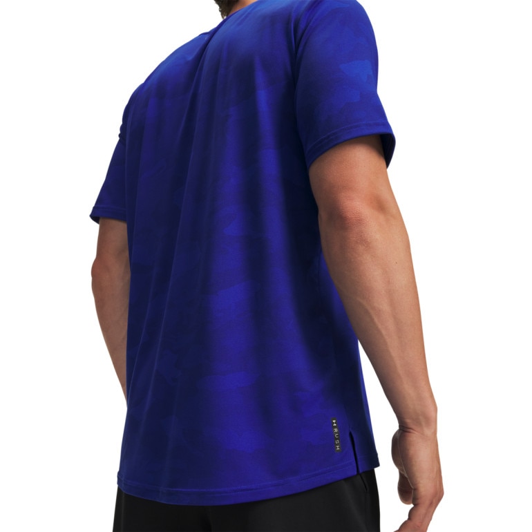 Męska koszulka treningowa Under Armour Vanish Energy Printed SS - niebieska