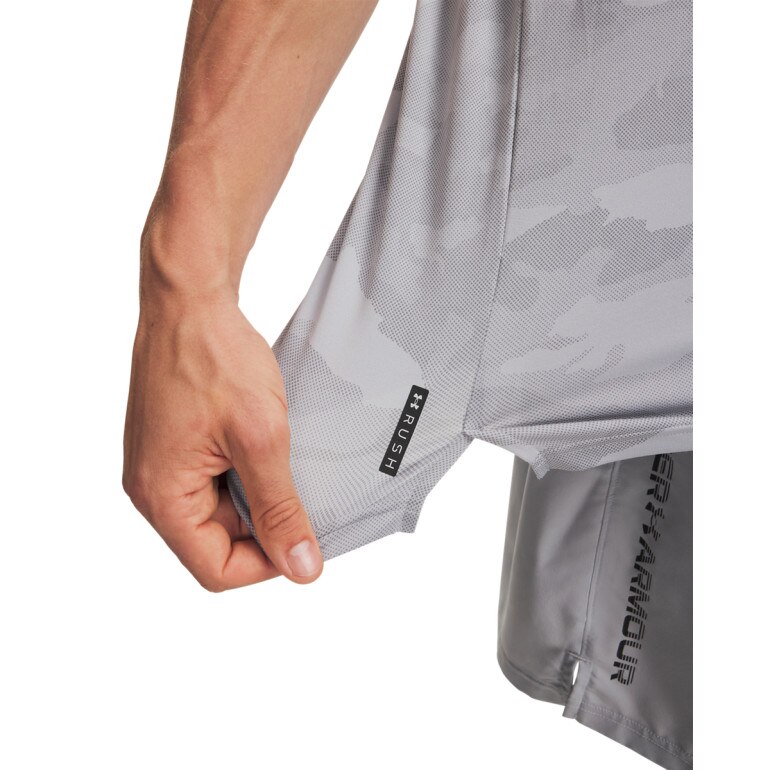 Męska koszulka treningowa Under Armour Vanish Energy Printed SS - szara