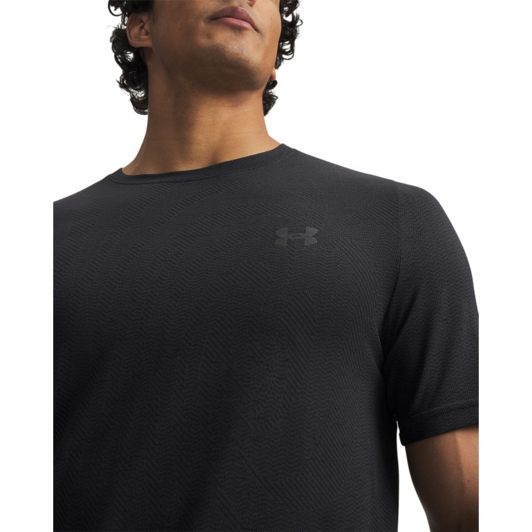 Męska koszulka treningowa Under Armour Vanish Seamless Novelty SS - czarna