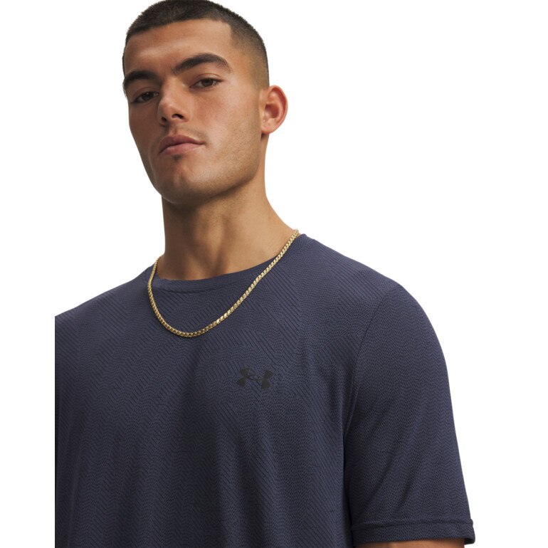 Męska koszulka treningowa Under Armour Vanish Seamless Novelty SS - szara