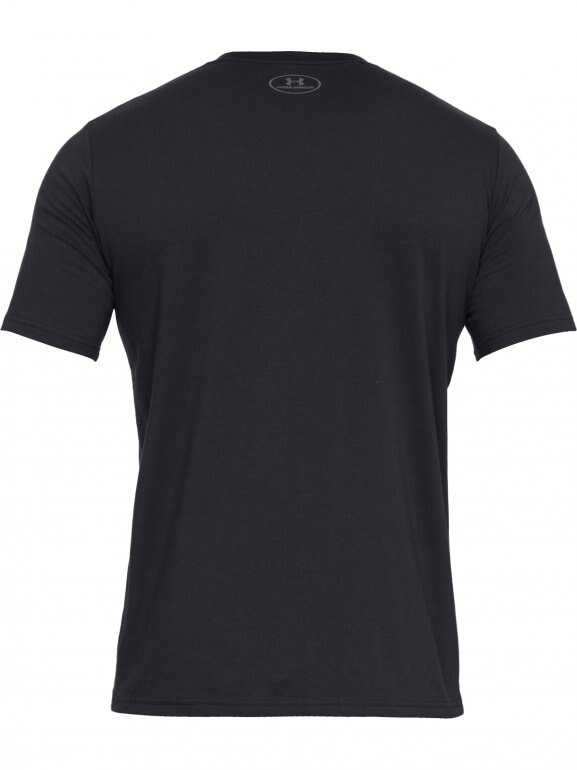 Męska koszulka treningowa UNDER ARMOUR BOXED SPORTSTYLE SS - czarna