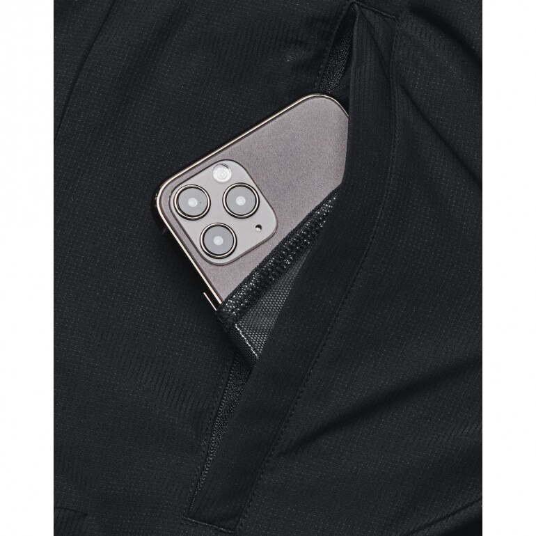 Męska kurtka do biegania Under Armour UA Launch Hooded Jacket - czarna