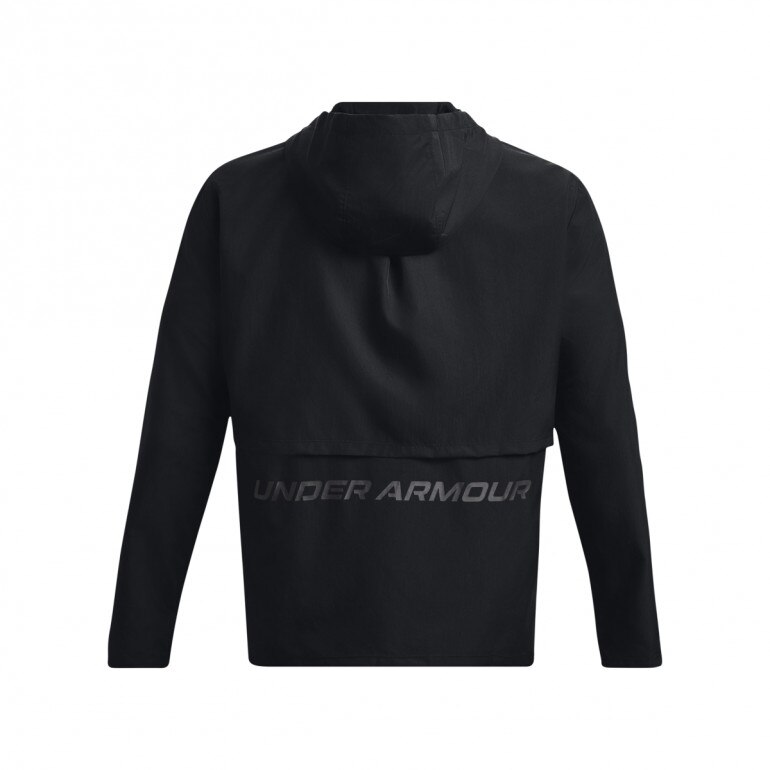 Męska kurtka do biegania Under Armour UA Launch Hooded Jacket - czarna