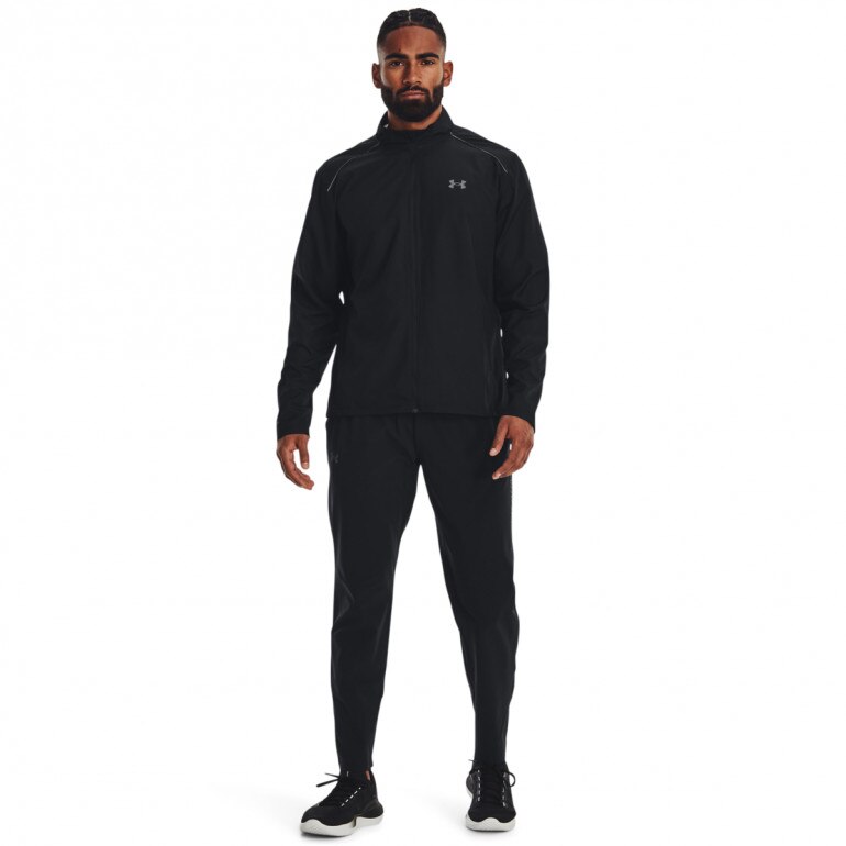 Męska kurtka do biegania Under Armour UA Launch Jacket - czarna