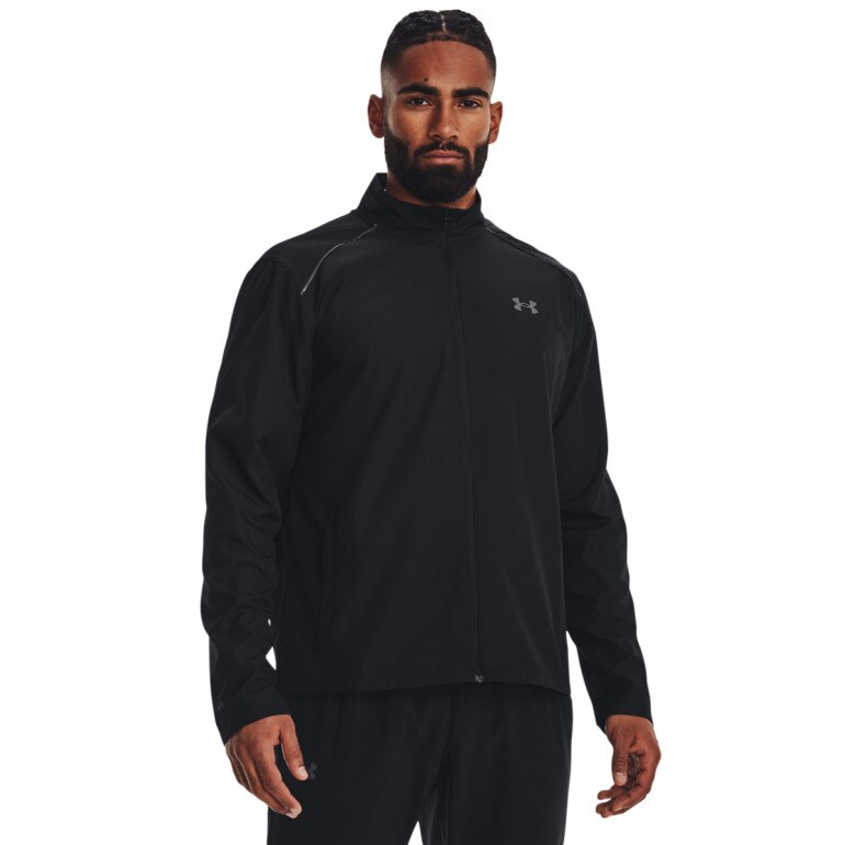Męska kurtka do biegania Under Armour UA Launch Jacket - czarna