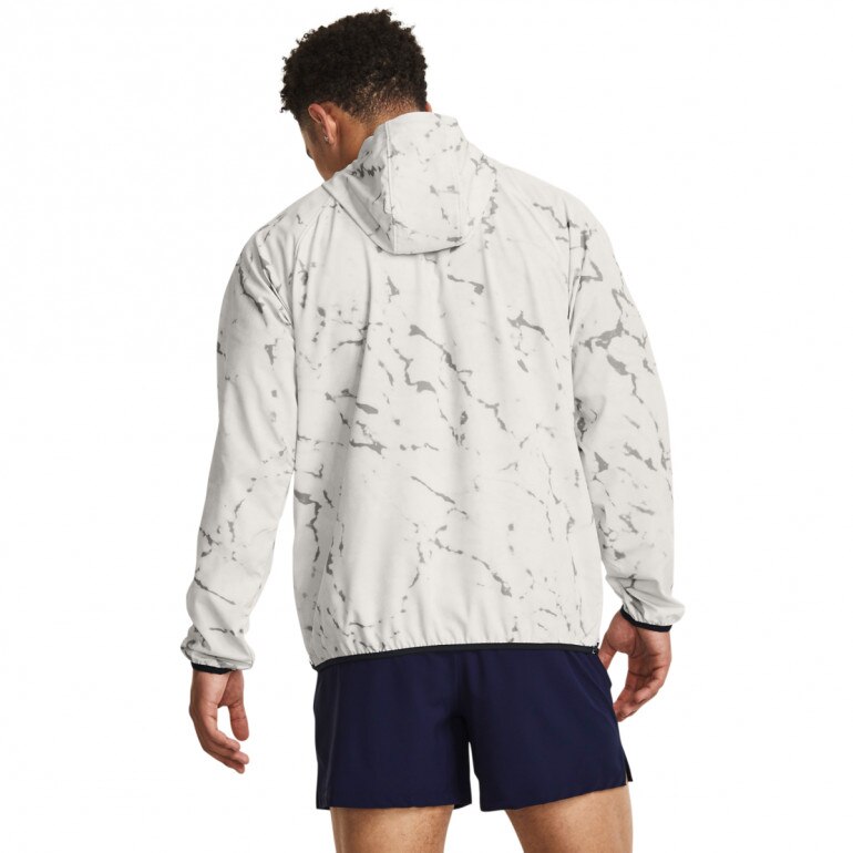 Męska kurtka treningowa Under Armour Project Rock Pt Unstpble Jckt - kremowa