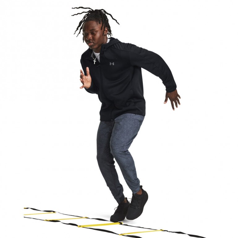 Męska kurtka treningowa Under Armour Essential Swacket - czarna