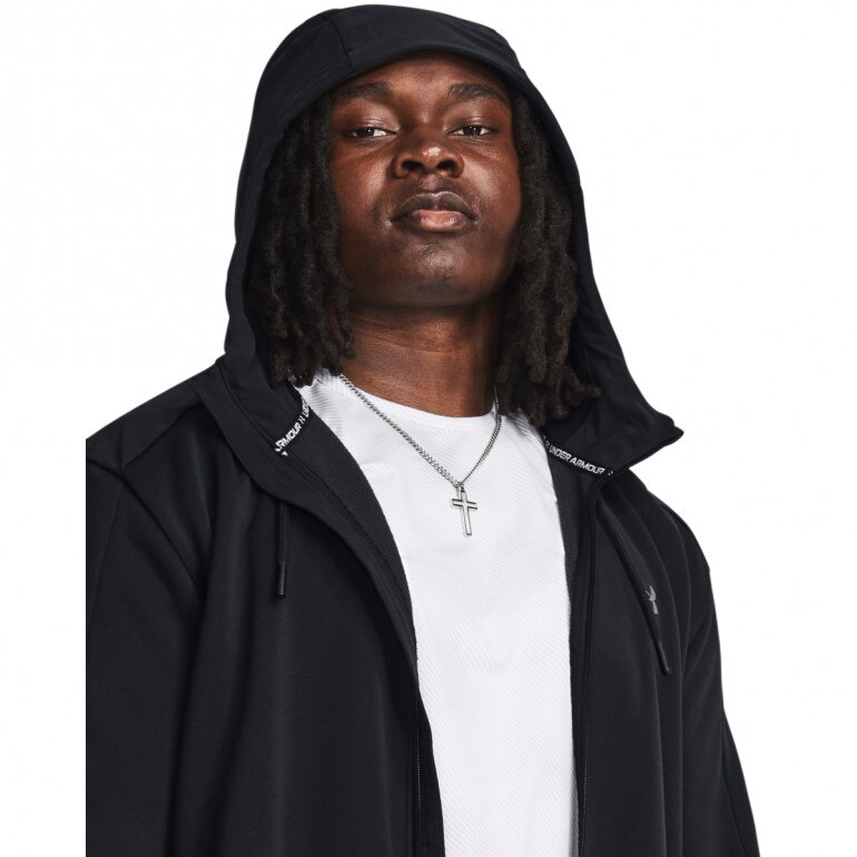 Męska kurtka treningowa Under Armour Essential Swacket - czarna