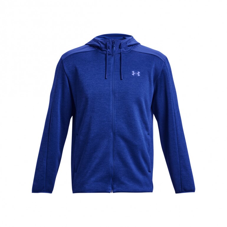 Męska kurtka treningowa Under Armour Essential Swacket - niebieska 