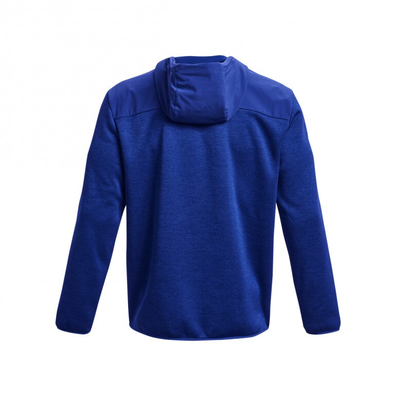 Męska kurtka treningowa Under Armour Essential Swacket - niebieska 