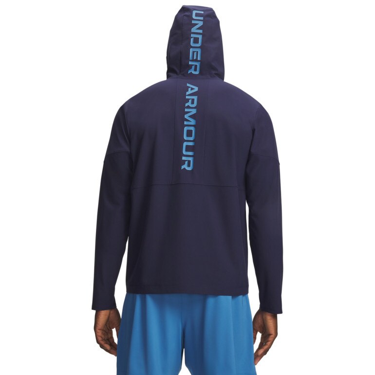 Męska kurtka treningowa Under Armour UA Tech Utility Woven Jckt - granatowa
