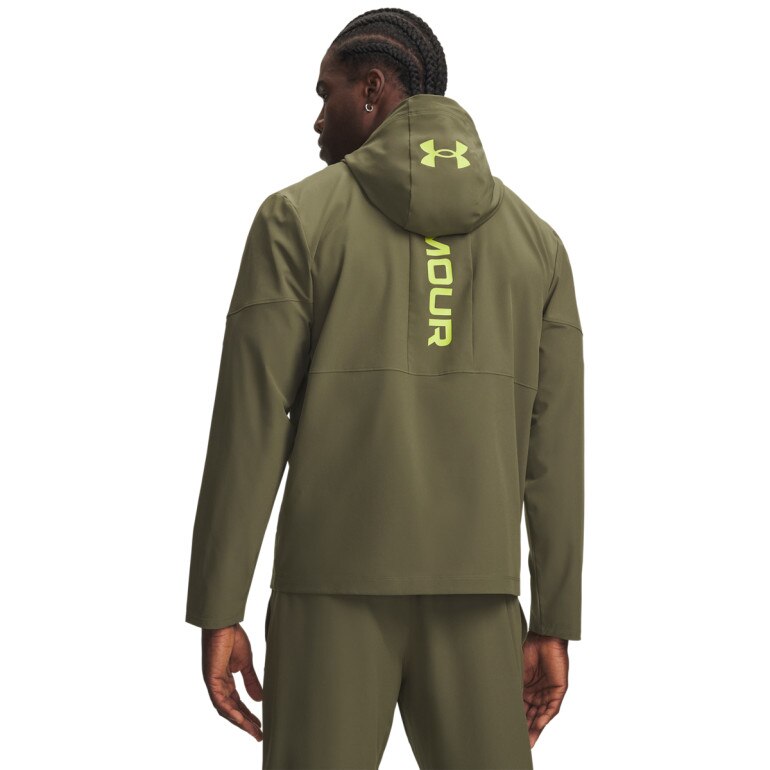 Męska kurtka treningowa Under Armour UA Tech Utility Woven Jckt - khaki