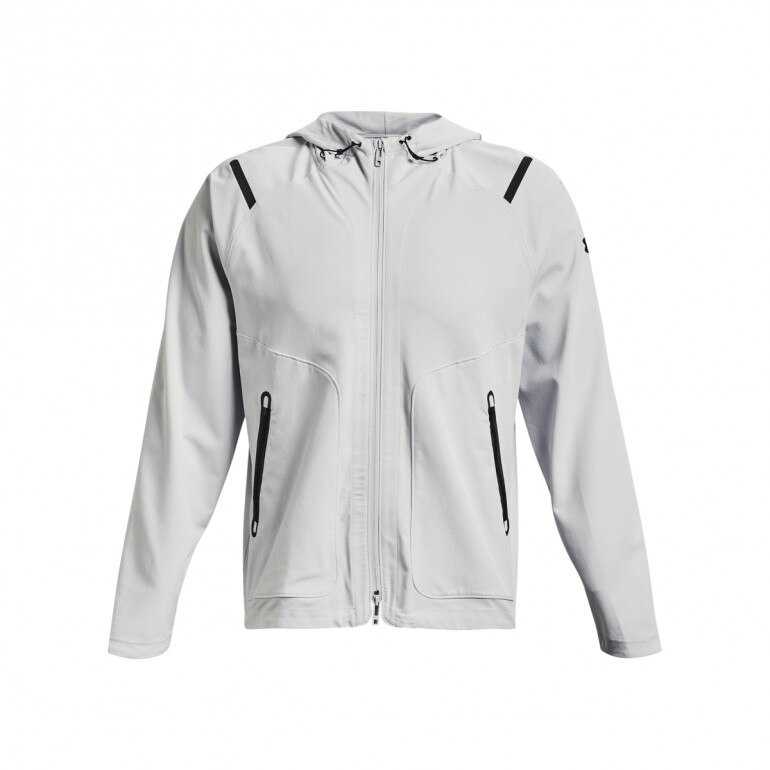 Męska kurtka treningowa UNDER ARMOUR UA UNSTOPPABLE JACKET - biała