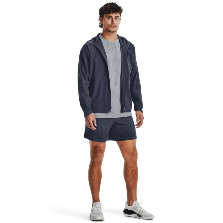Męska kurtka treningowa UNDER ARMOUR UA UNSTOPPABLE JACKET - szara