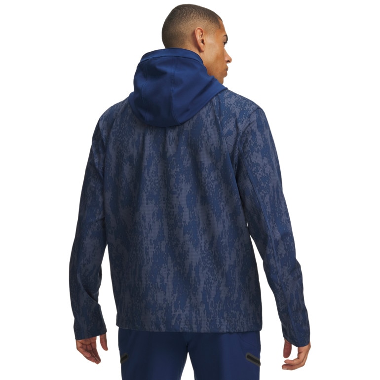 Męska kurtka z kapturem Under Armour UA Unstoppable Woven Jacket - niebieska