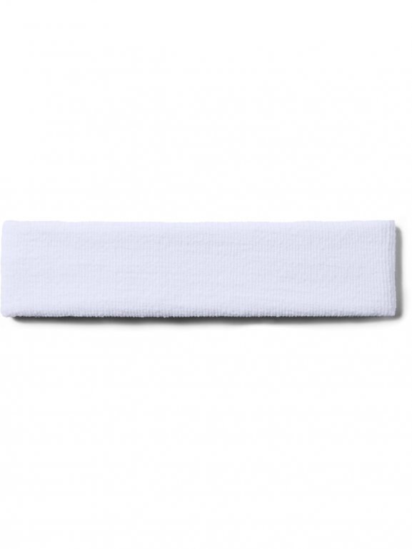 Męska opaska treningowa na głowę UNDER ARMOUR Performance Headband - biała