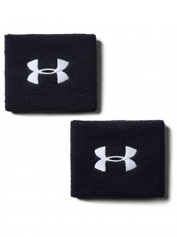Męska opaska treningowa na nadgarstek Under Armour Performance Wristbands - czarna 