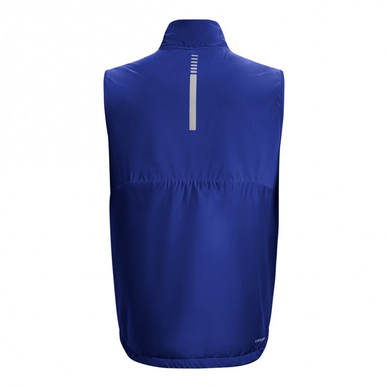 Męski bezrękawnik do biegania Under Armour Launch Pro Insulated Vest - niebieski