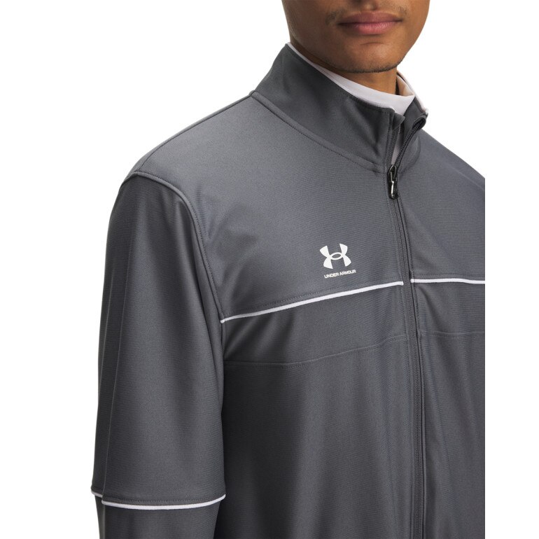 Męski dres komplet treningowy Under Armour UA M Challenger Tracksuit - szary