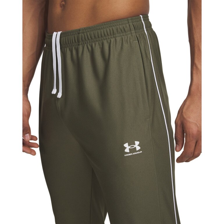 Męski dres komplet treningowy Under Armour UA M Challenger Tracksuit - zielony