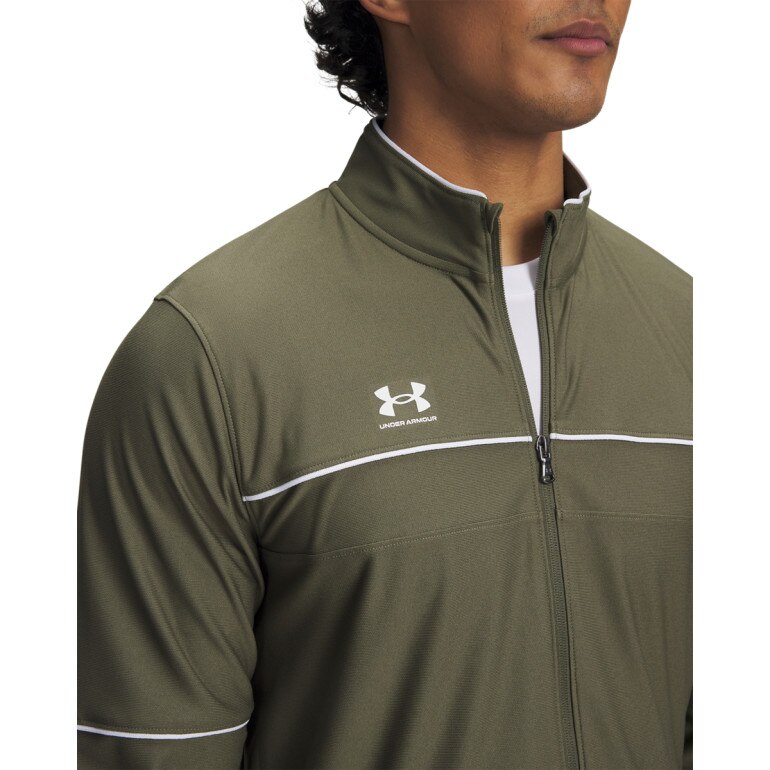 Męski dres komplet treningowy Under Armour UA M Challenger Tracksuit - zielony