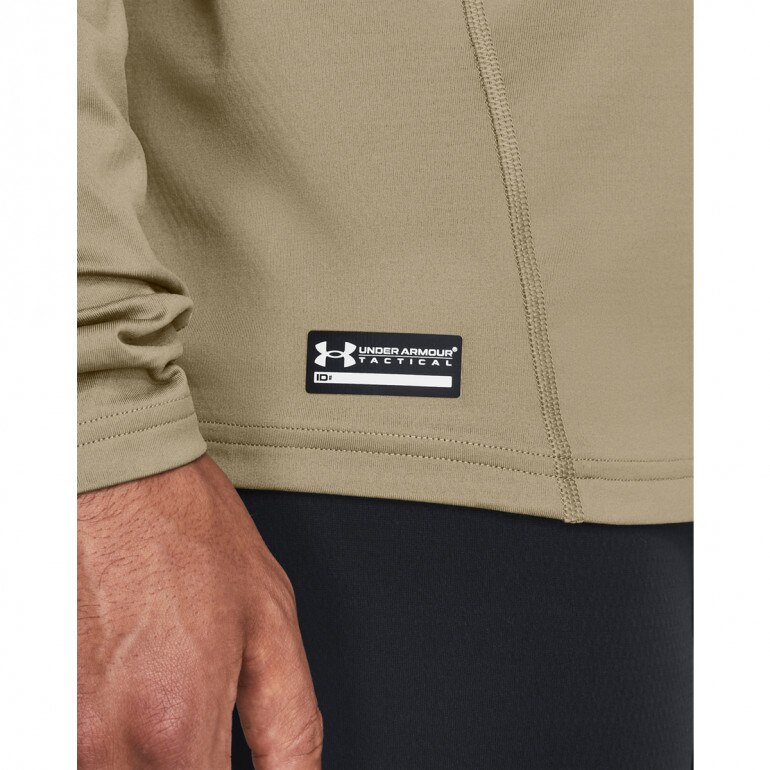 Męski longsleeve taktyczny Under Armour Tac Mock CGI Base - brązowy