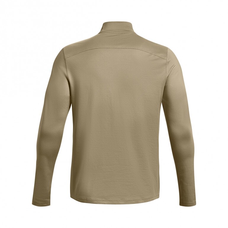 Męski longsleeve taktyczny Under Armour Tac Mock CGI Base - brązowy