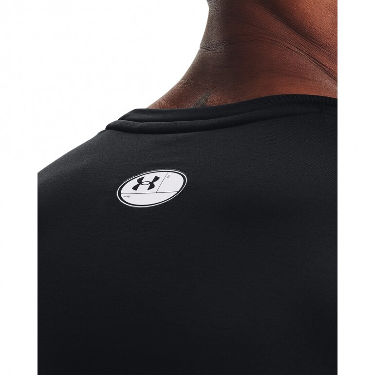 Męski longsleeve treningowy UNDER ARMOUR UA CG Armour Fitted Crew - czarny